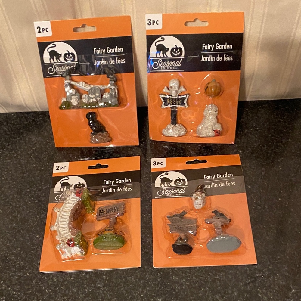 Halloween Fairy Garden Set